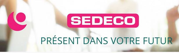 Le logo et le slogan de la société SEDECO