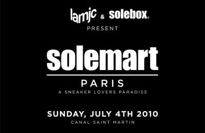 Lamjc x Solebox - Solemart à Paris Le 4 Juillet