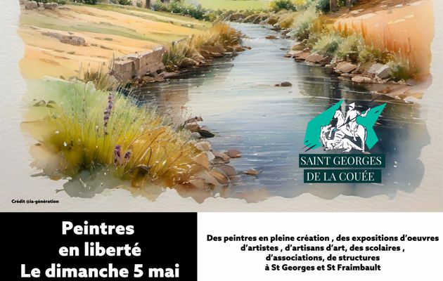 5 mai 2024 : "Peintres en liberté" à Saint Georges de la Couée