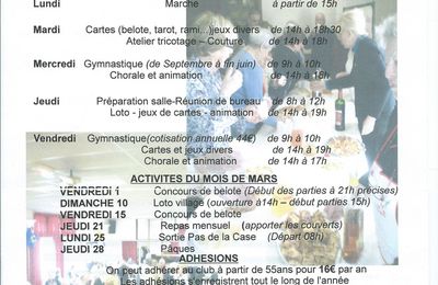 programme de Mars