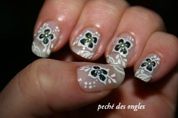 Nail art - fleur d'été...