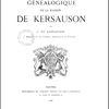 41-C – De Kersauson. Histoire de la Pichardière