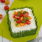 Sandwich Cake Printanier - Cuisiner... tout Simplement, Le Blog de cuisine de Nathalie