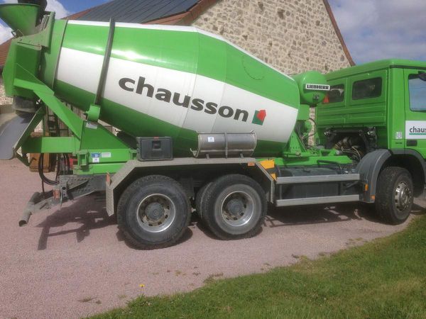 Création d'une terrasse béton - carrelage