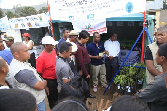 Vendredi 12 octobre 2012. Le Président Andry Rajoelina : première visite dans la Région Itasy (Soavinandriana, Analavory, Ampefy).