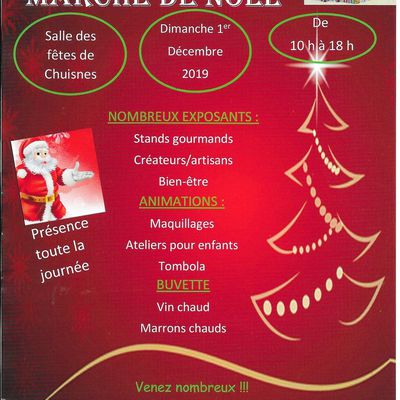 Marché de Noël le dimanche 01 décembre 2019