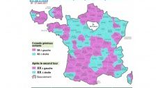 Cantonales : 3 à 5 départements basculent à gauche, 1 à droite