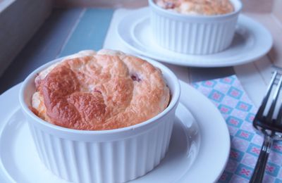 Soufflé au fromage et jambon