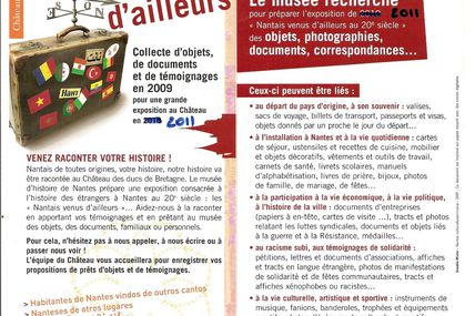 Nantais venus d'ailleurs - Venez raconter votre histoire