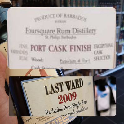  Last Ward Mount Gilboa 2009 VS Foursquare Cask finish Porto