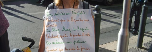 Retraites : Les manifestations par les affiches...