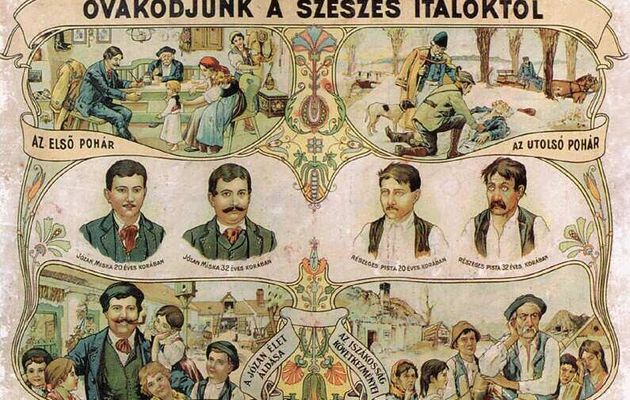Une campagne anti-alcool hongroise du siècle dernier