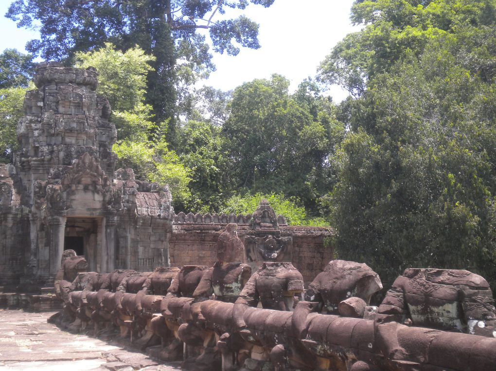 de Battambang à Banlung en passant par Siem Reap, Kompong Thom, Kompong Cham, Kratie