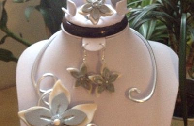 Collier alu ' fleur ' !!!