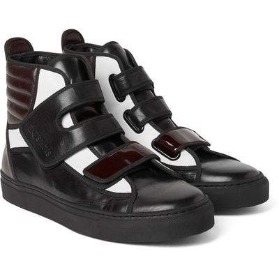 new edition of adidas by mr raf simons leather sneakers with bit of chocolate it