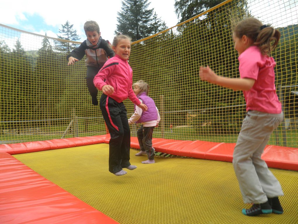 Voyage scolaire 2013 à Beaufort dont la base de loisirs de Marcôt