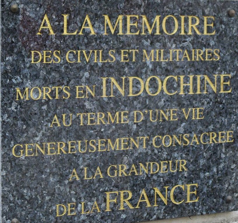 Hommage aux &quot;Morts pour la France&quot; en Indochine