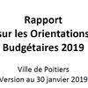 Mes commentaires sur les Orientation Budgetaires 2019 de la ville de Poitiers