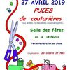 Puces de Couturières à Croignon (33) le 27 avril 2019