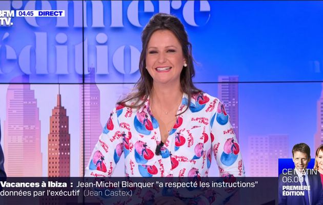 Pauline Pioche Première Edition BFM TV le 19.01.2022