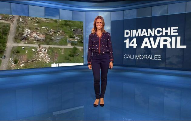 Cali Morales Météo M6 le 14.04.2019