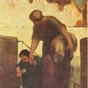 La lavandera, de Honoré Daumier