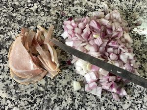 Soupe à la polenta et aux champignons