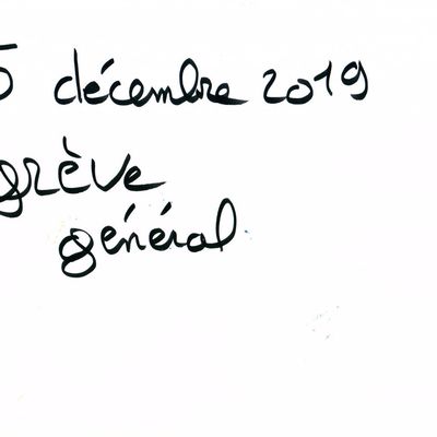 5 décembre  2019 Grève général