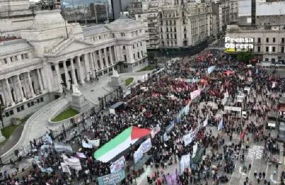 Argentine. Rassemblement massif en soutien au peuple palestinien