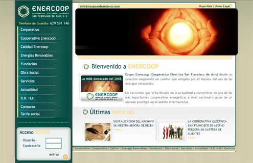 La Cooperativa Eléctrica San Francisco de Asís es cliente de Grupo IMCO desde hace varios años. www.enercoop.es