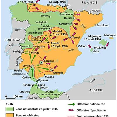 18 juillet 1936 - Début de la guerre civile espagnole