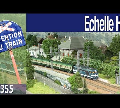 La gare du Viviers du lac, à l'échelle HO par l'association des Modélistes Ferroviaires d'Albens (Savoie)