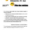  7 ème Fête des voisins le 21 mai 2017 