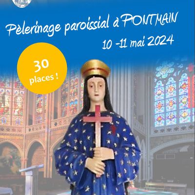 Bulletin d’inscription au pèlerinage à Pontmain (10 et 11 mai 2024)