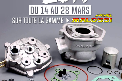 -20% sur tout le Malossi jusqu'au 28 Mars chez 50Factory