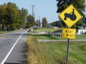 Panneaux insolites et la Champlain Bikeway que j'ai suivi aujourd'hui. Je n'avais jamais autant vu de vélos depuis mon départ