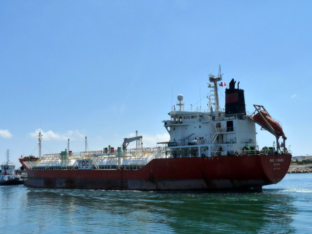 GAS DORADO , entrant dans le port de Lavera le 24 juin 2015