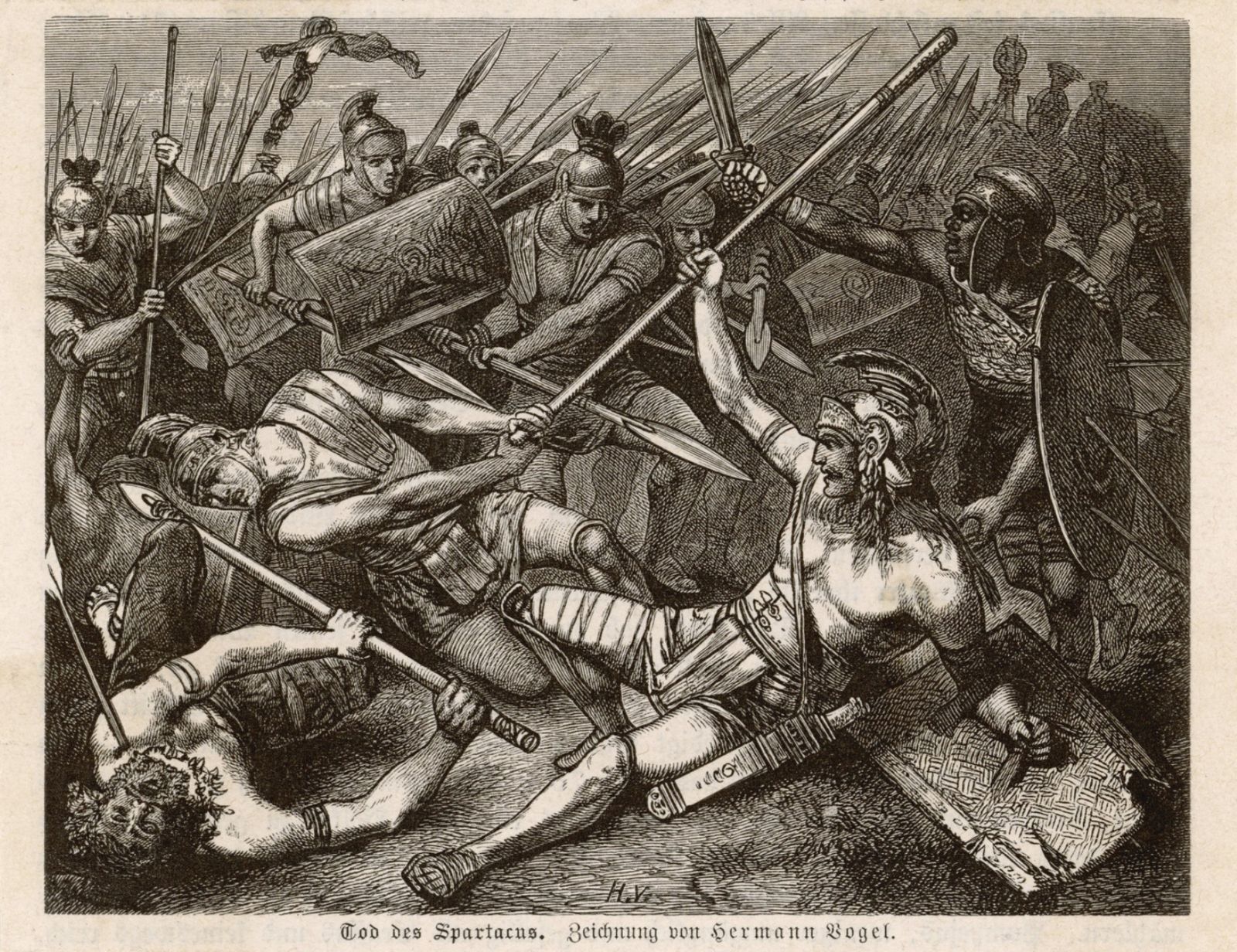 La mort de Spartacus