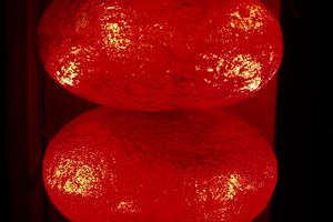Lampe d'ambiance rouge