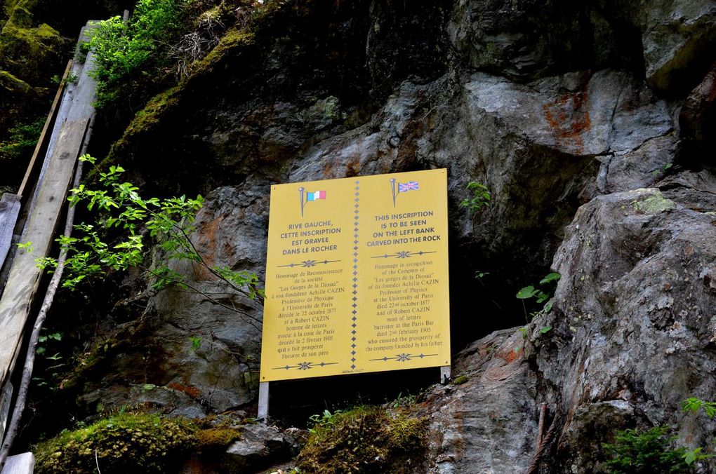 Tosime jour. Tentative avortée vers le Lac Blanc suivie de la ballade dans  les Gorges de la Diosaz