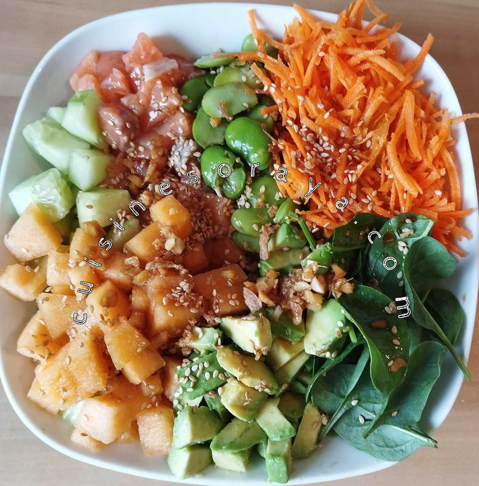 Poke Bowl au saumon