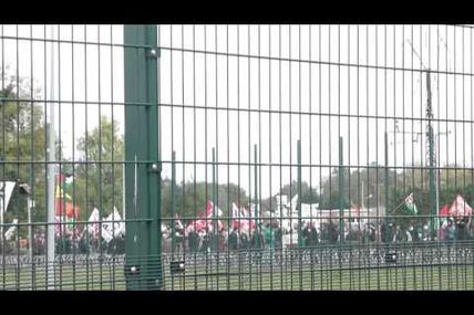 Rythme devant la prison de Lannemezan le samedi 24/10/15