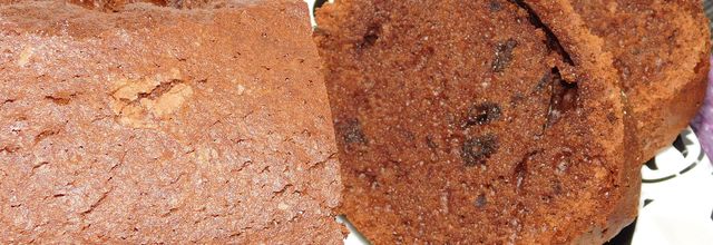 Cake au chocolat.