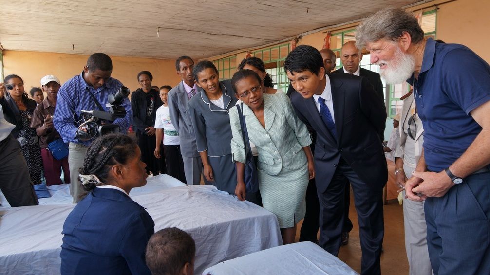 Messe d'ouverture des VIè Assises Nationales des Médecins Catholiques de Madagascar, en présence du Président Andry Rajoelina. 1ère partie. Photos: Harilala Randrianarison