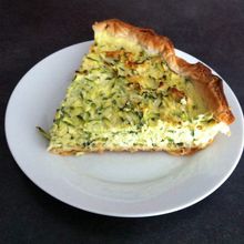 Tarte à la courgette 