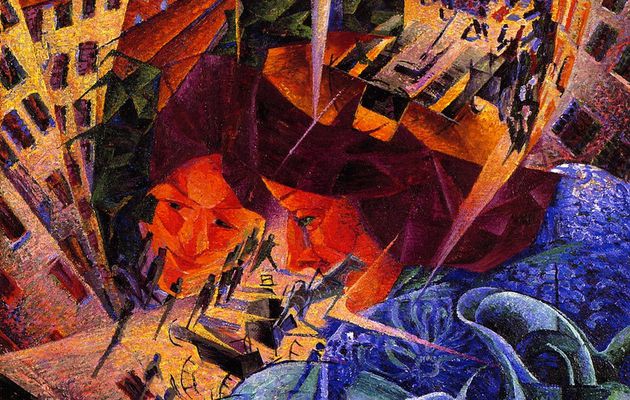 fleurdulys:

Simultaneous Visions - Umberto Boccioni
1911

