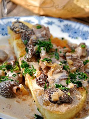 Mique royale aux rognons de veau et aux morilles... Recette de Georges Blanc