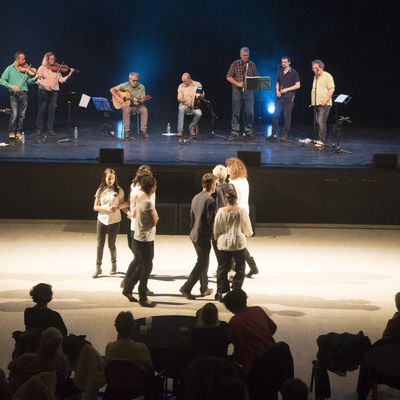 une fabuleuse soirée au CAC de Concarneau avec Concarneau Irish Team, notre première présentation de notre création: le Riok jig step