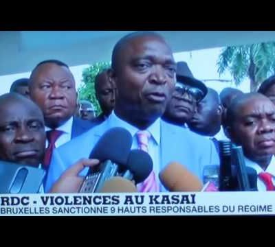 L'union Européenne confirme les mesures restrictives contre Boshab, Shadari, Mende, Kalev et cie