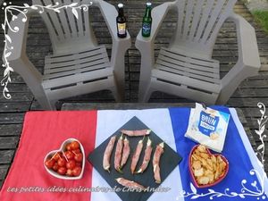 Piquillos farcis enrobés de bacon